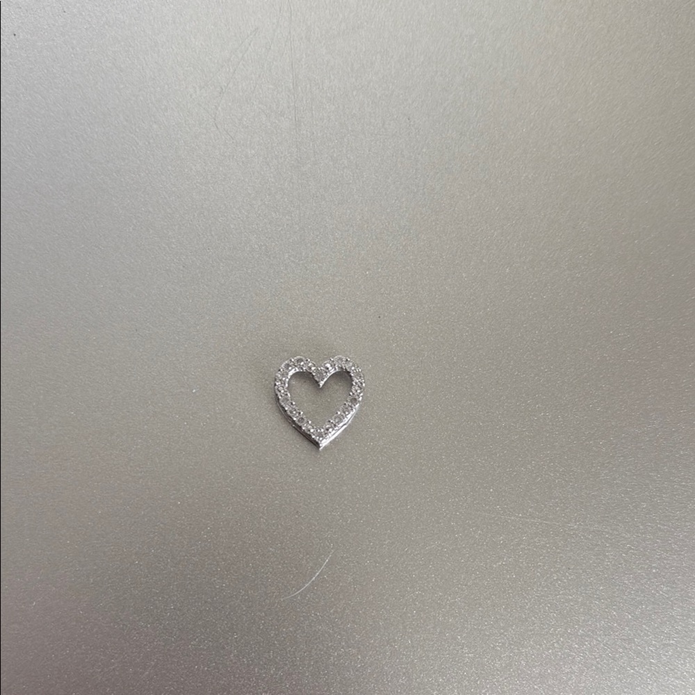 Elegant Silver Heart Necklace